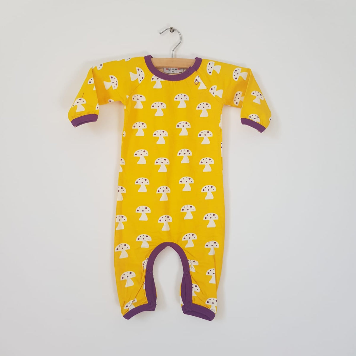 Mini Cirkus - Jumpsuit Mushroom Yellow Pak Paddestoelen Geel