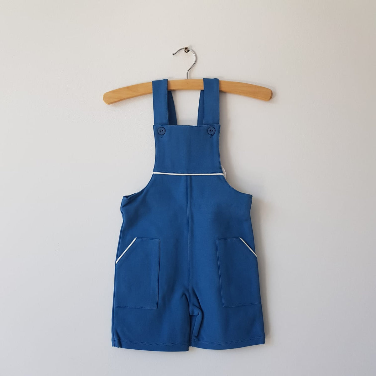 Dis une Couleur - Summer Salopette Suit Short Blue Zomer Tuinbroek korte pijp Blauw