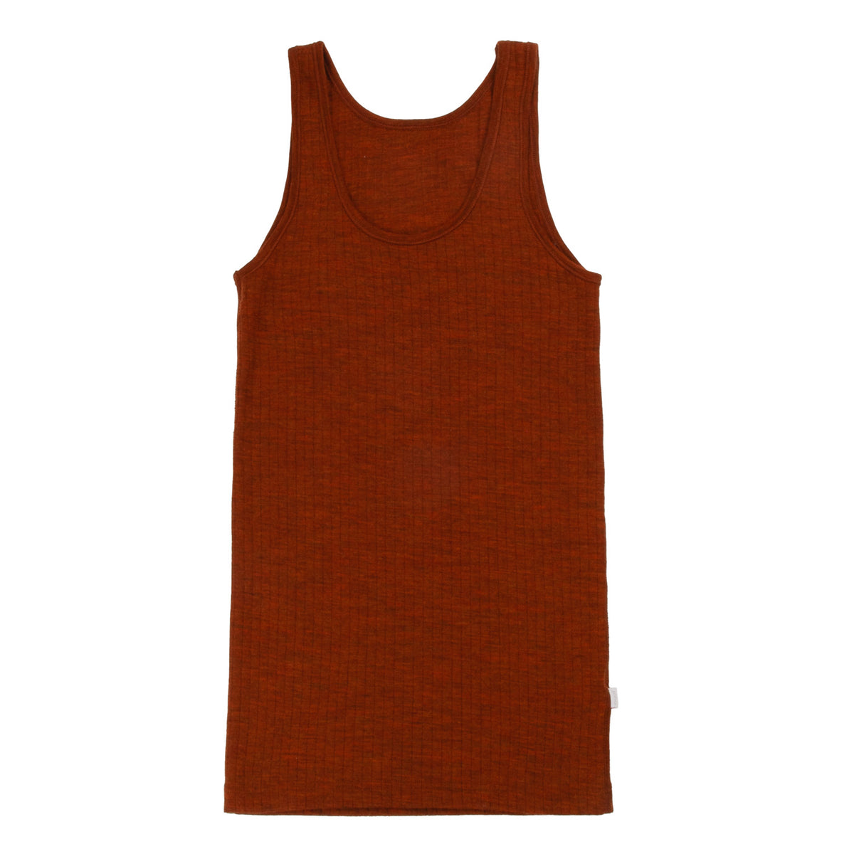 Joha - Woman&#39;s Needledrop Singlet Russet Melange