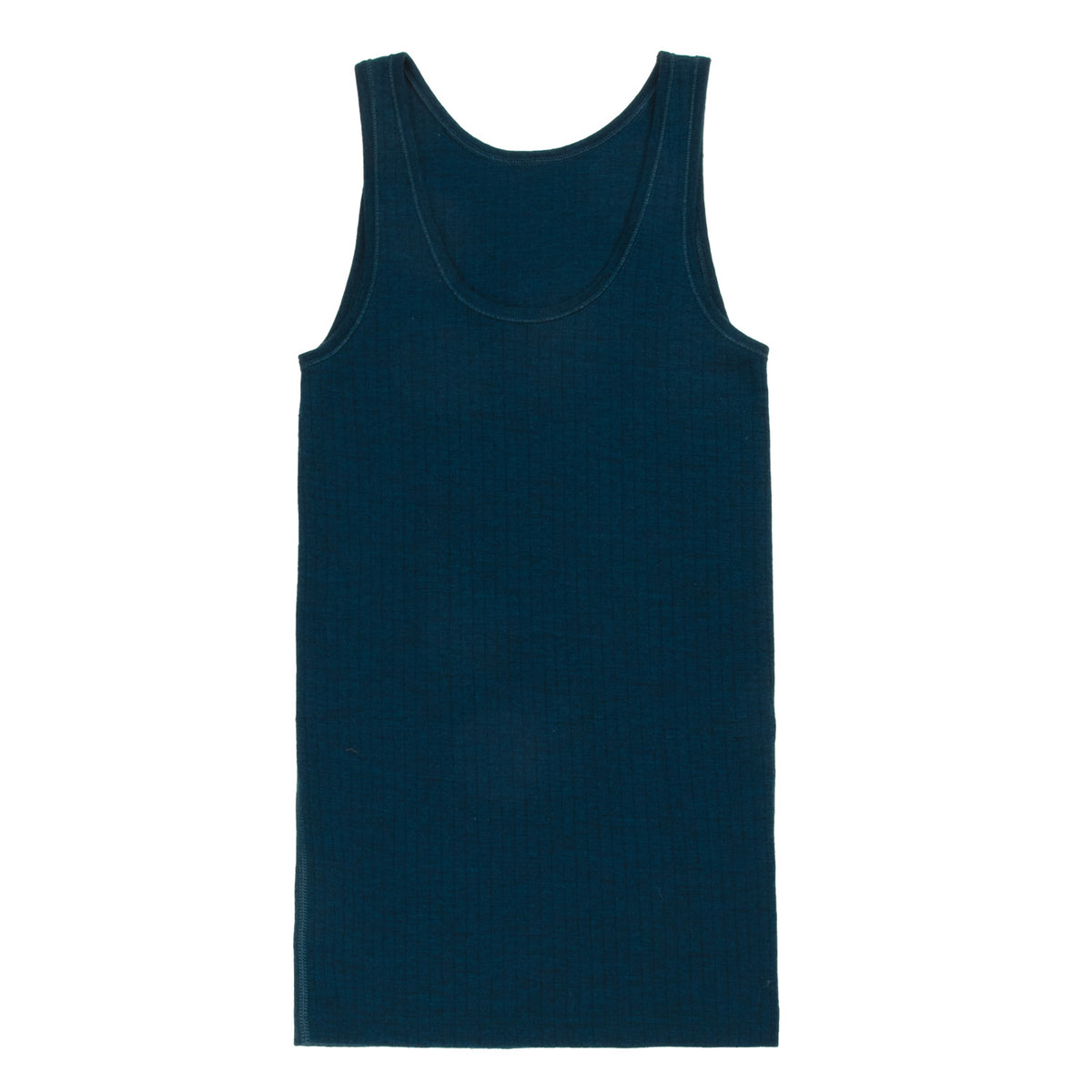 Joha - Woman&#39;s Needledrop Singlet Dark Turquoise Melange