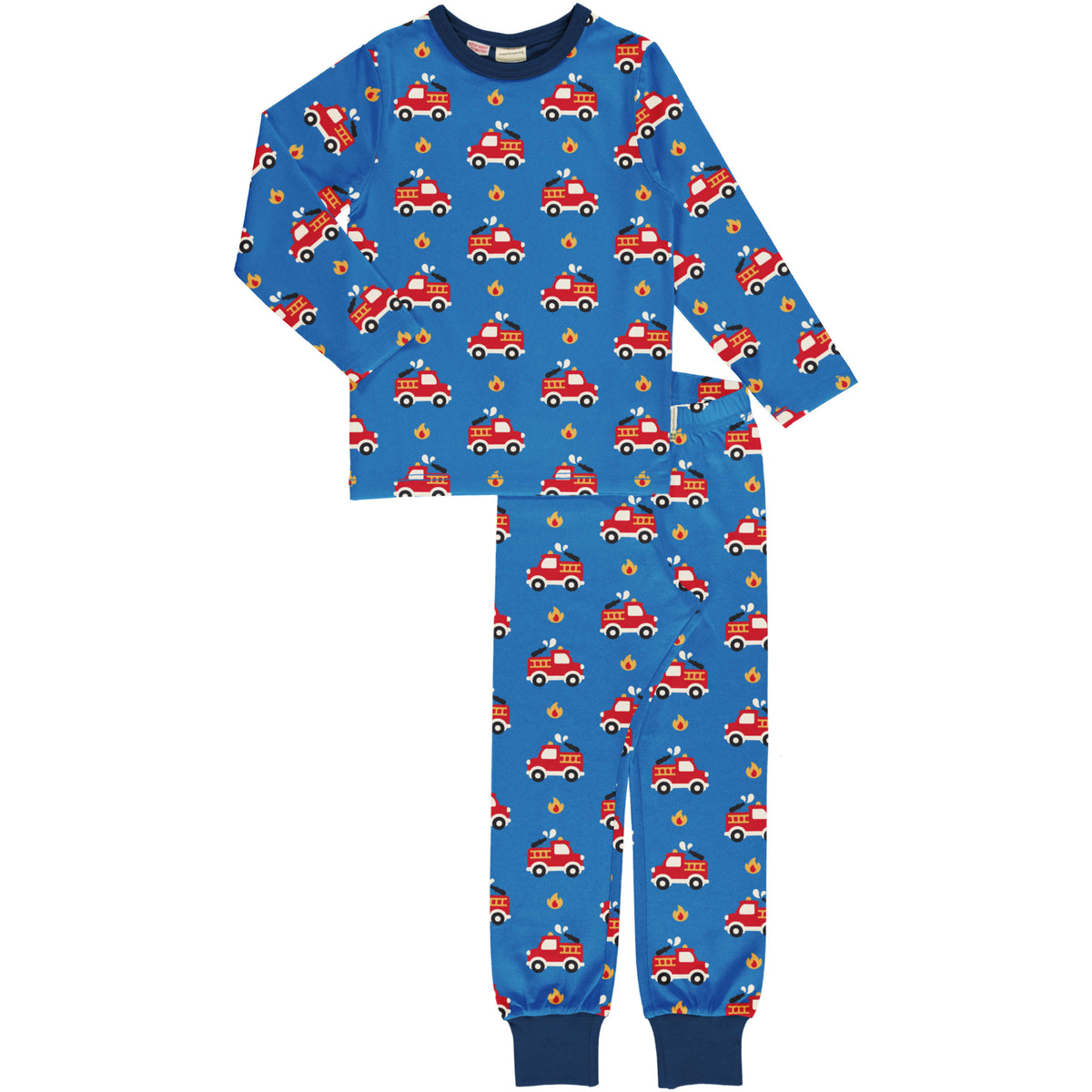 Maxomorra - Pyjama Set LS Firetruck Fire truck