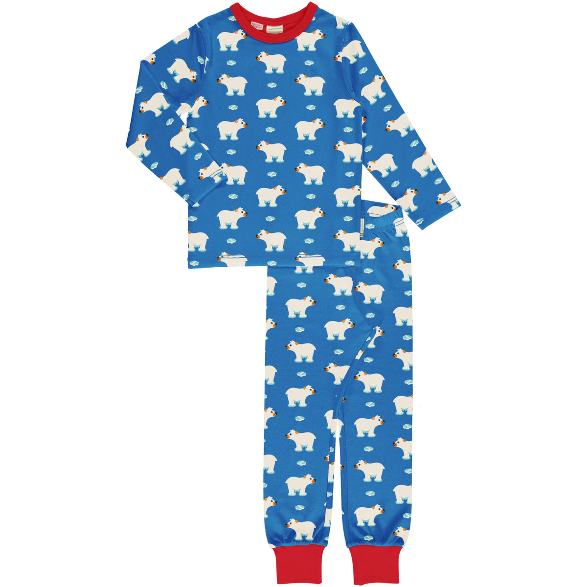 Maxomorra - Pajama Set LS Ice Bear AW24
