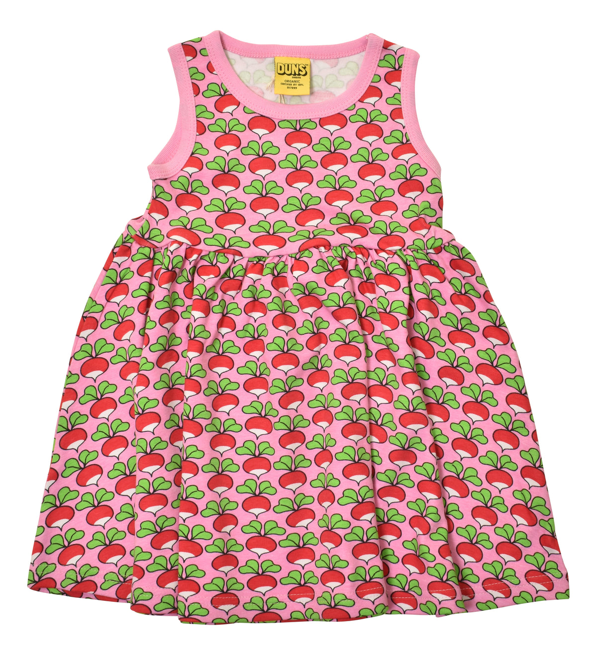 Duns Sweden - Sleeveless Gatherdress  - Mouwloze Zwierjurk Radish Lilac Chiffon