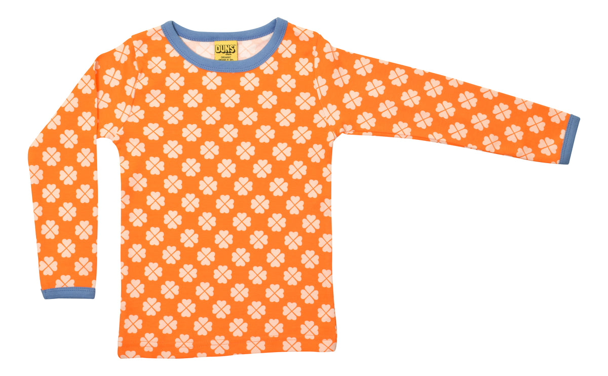 Duns Sweden - SET A: Longsleeve + Baggy Pants Clover Vibrant Orange