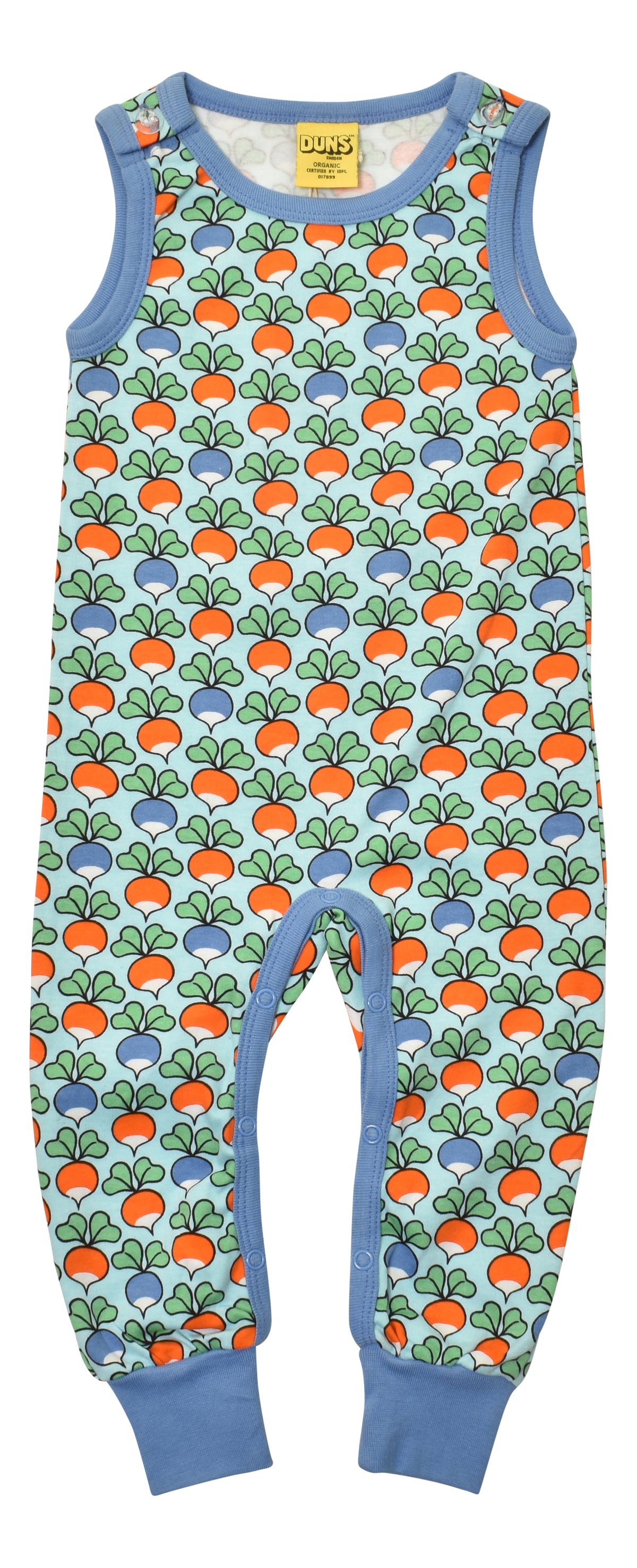 Duns Sweden - Dungarees Multi Radish Blue