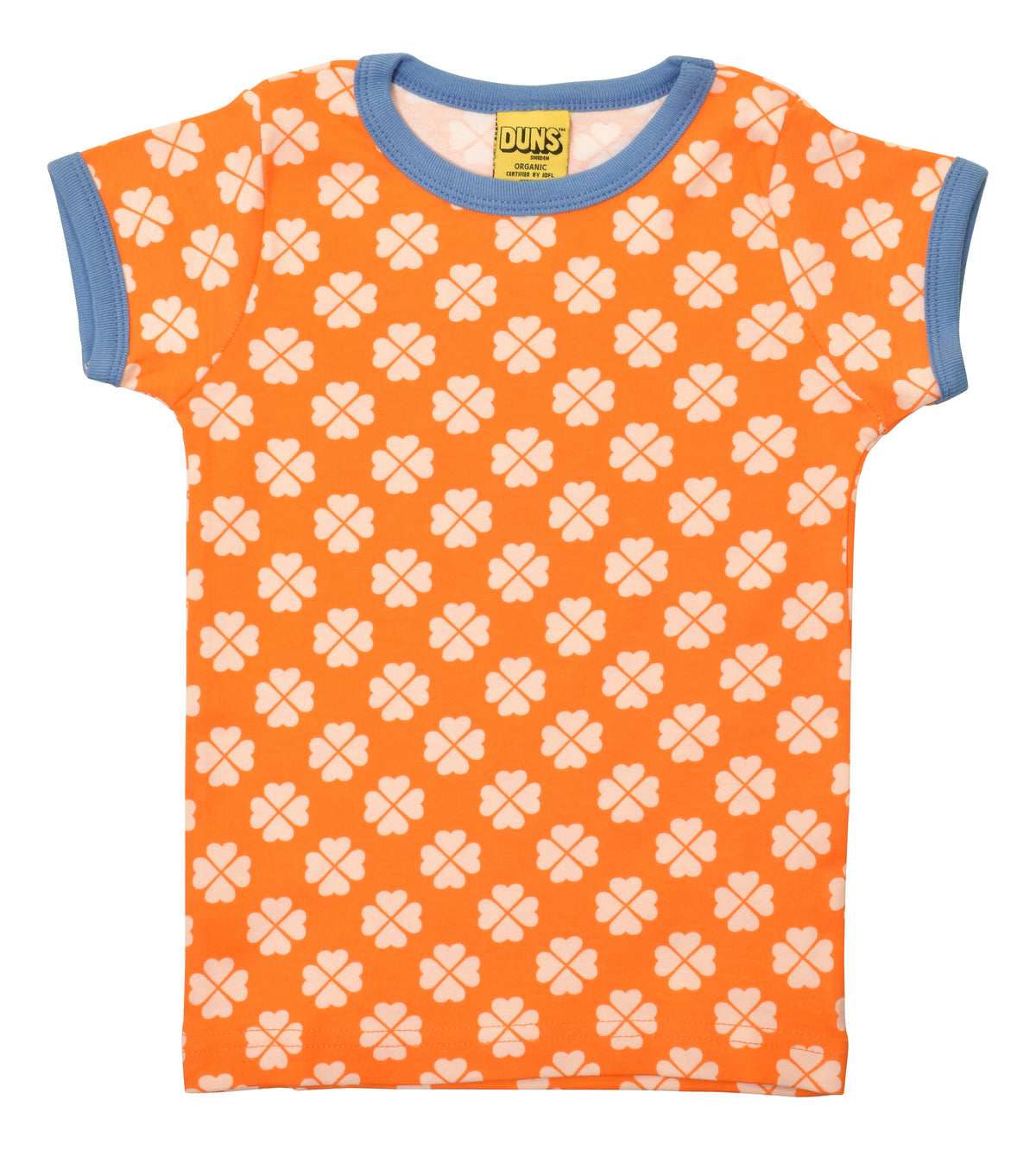 Duns Sweden - SET B: T-Shirt + Shorts Clover Vibrant Orange