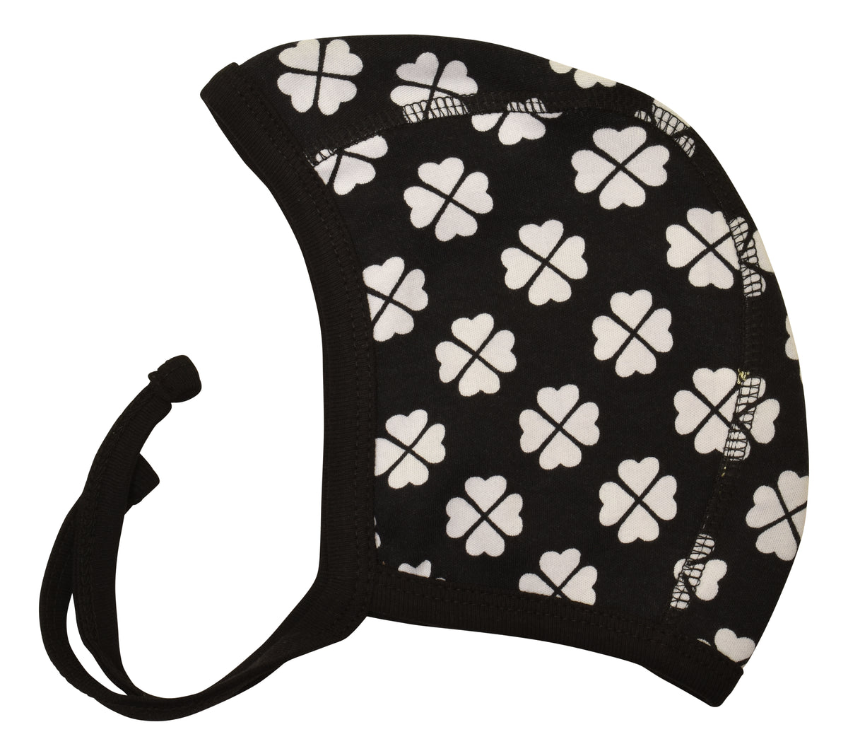 Duns Sweden - SET Dungarees + Babycap Clover Black