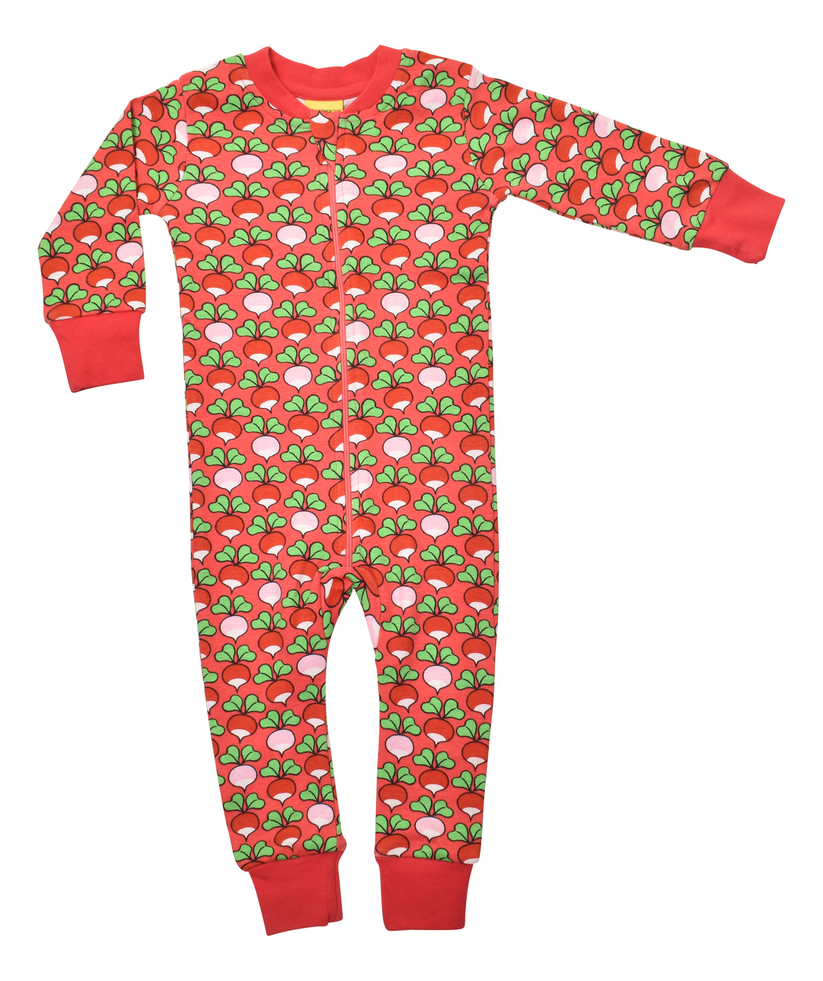 Duns Sweden - Zipsuit Slaappak Multi Radish Rouge Red