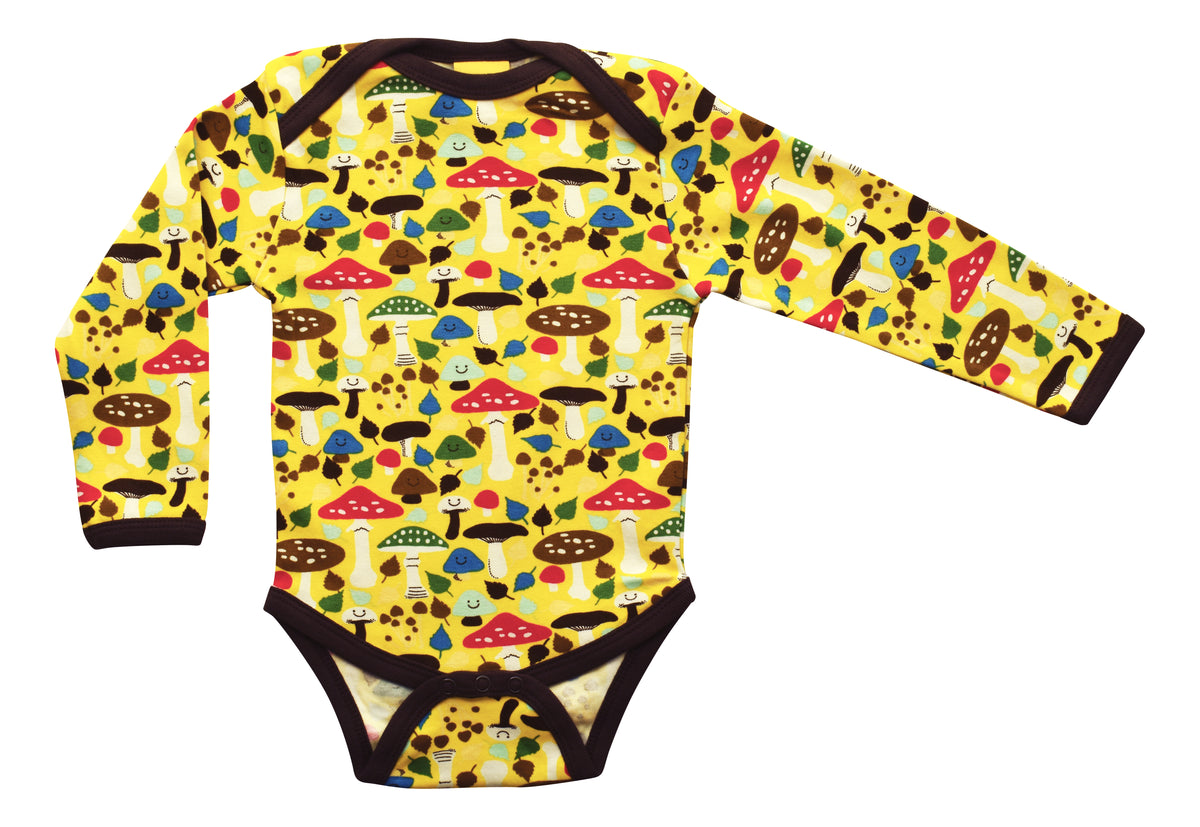 Duns Sweden - Body Romper Mushroom Yellow