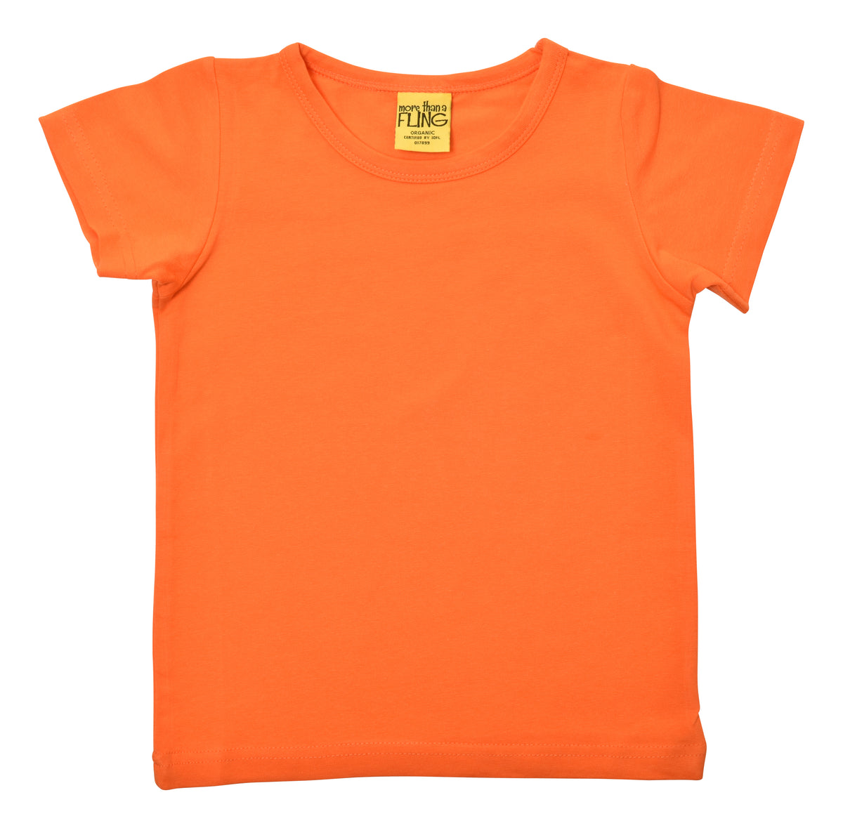 More Than A Fling - T Shirt Golden Poppy Orange
