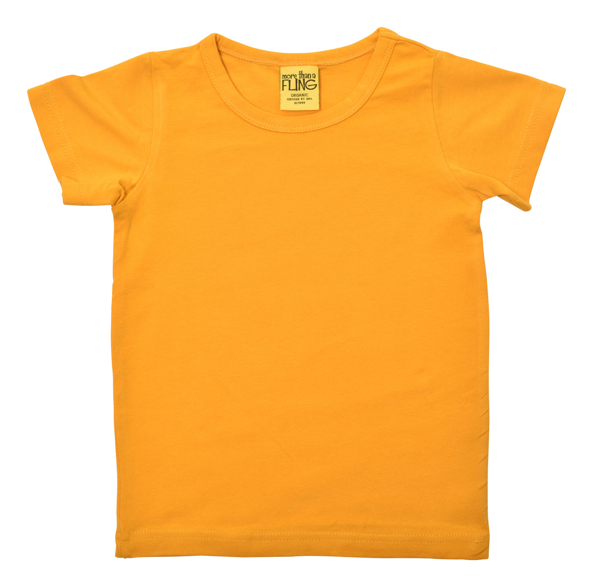 More Than A Fling - T Shirt Mosterd Yellow (WI25)