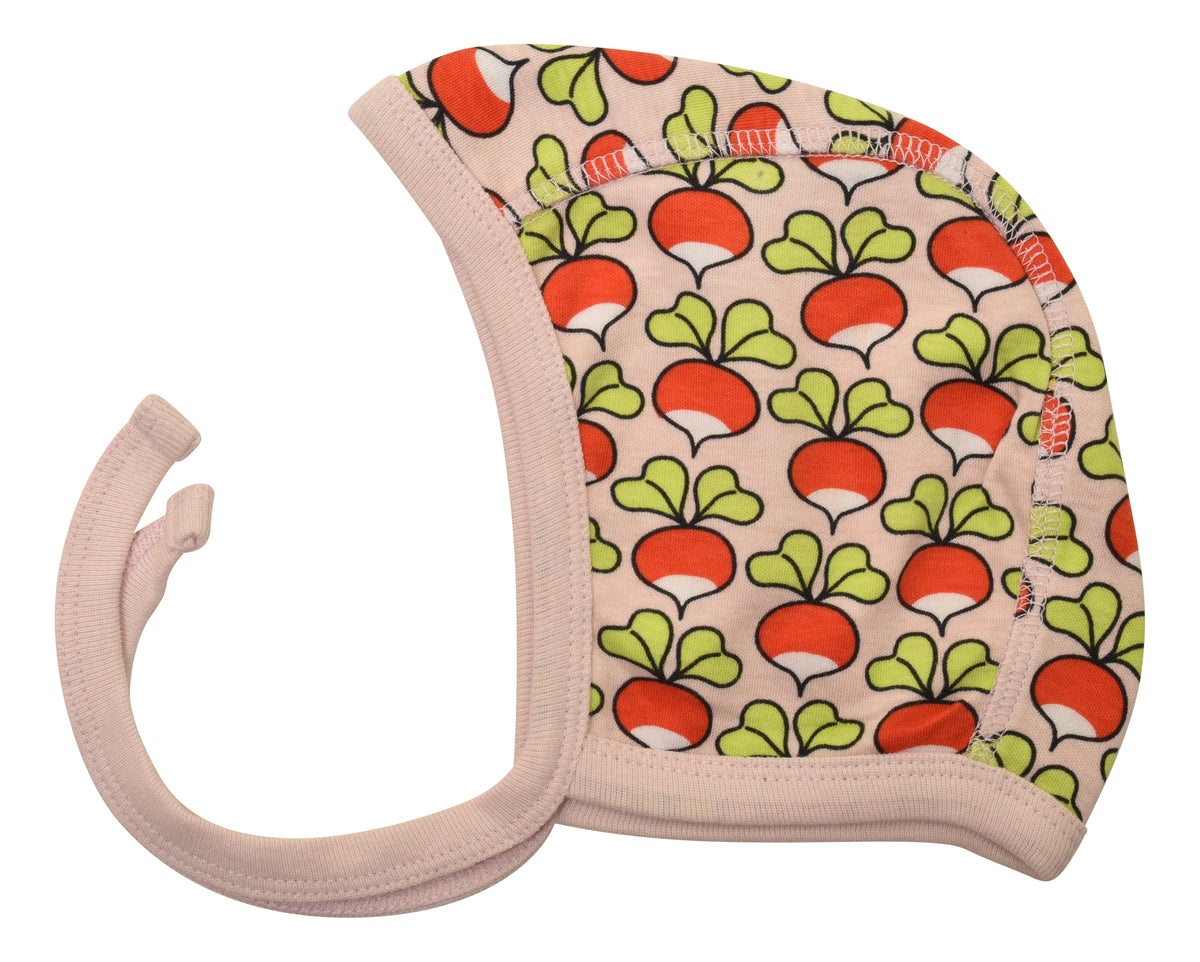 Duns Sweden - Babycap Strikmutsje Radish Pale Dogwood Pink