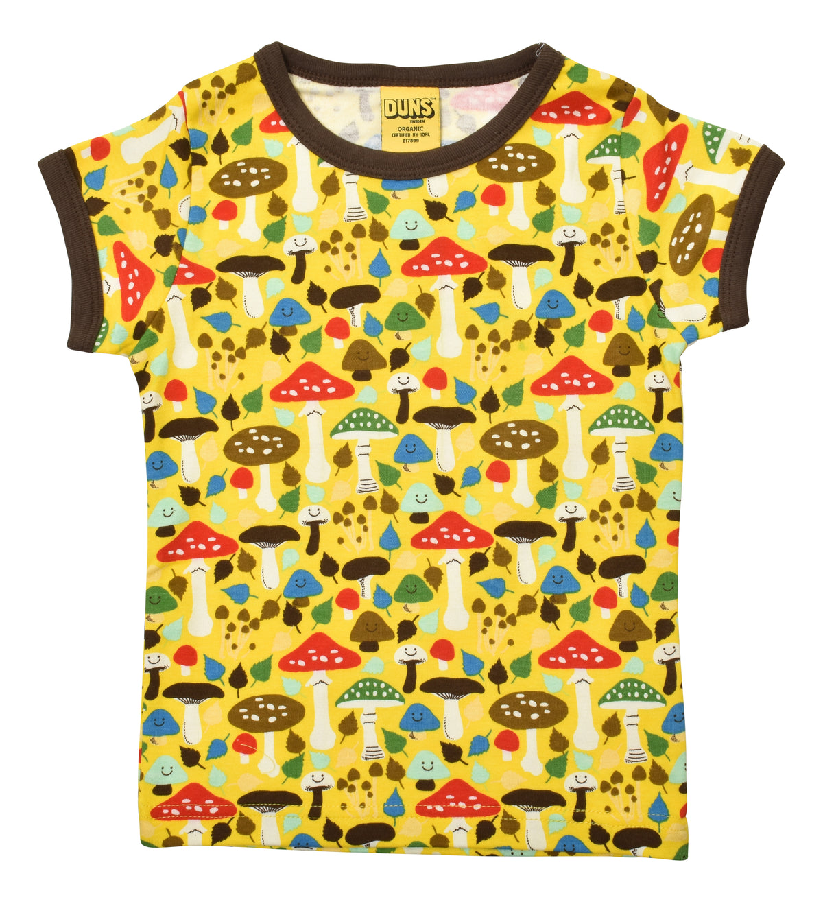 Duns Sweden - T-Shirt Mushroom Yellow