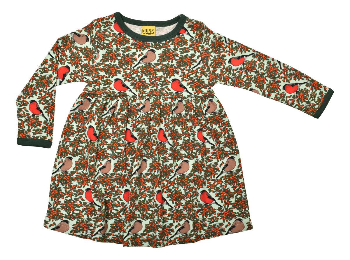 Duns Sweden - Longsleeve Gatherdress Bullfinch Honeydew Blue