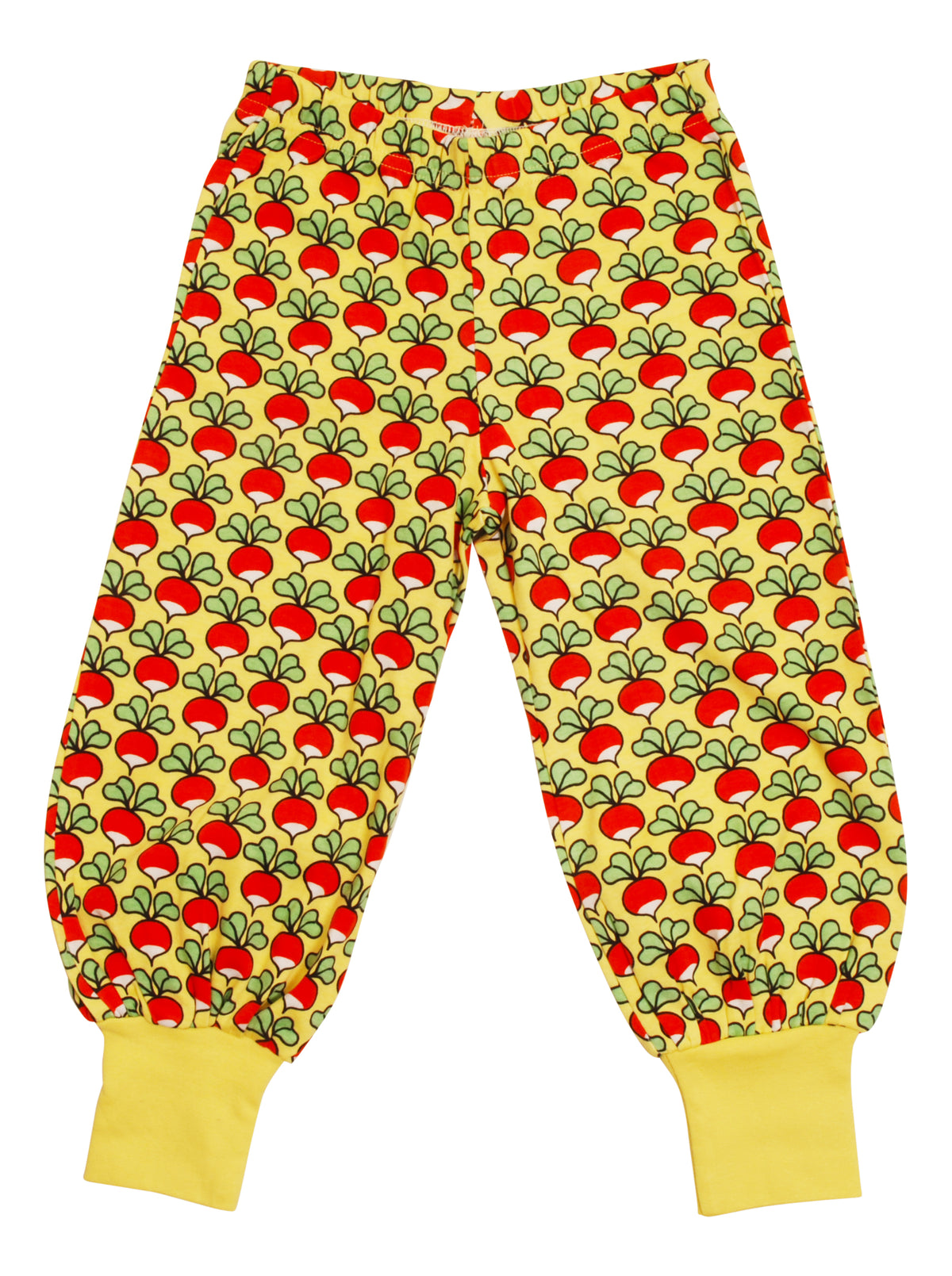 Duns Sweden - Radishes Yellow Cream 세트 롱슬리브와 배기 팬츠