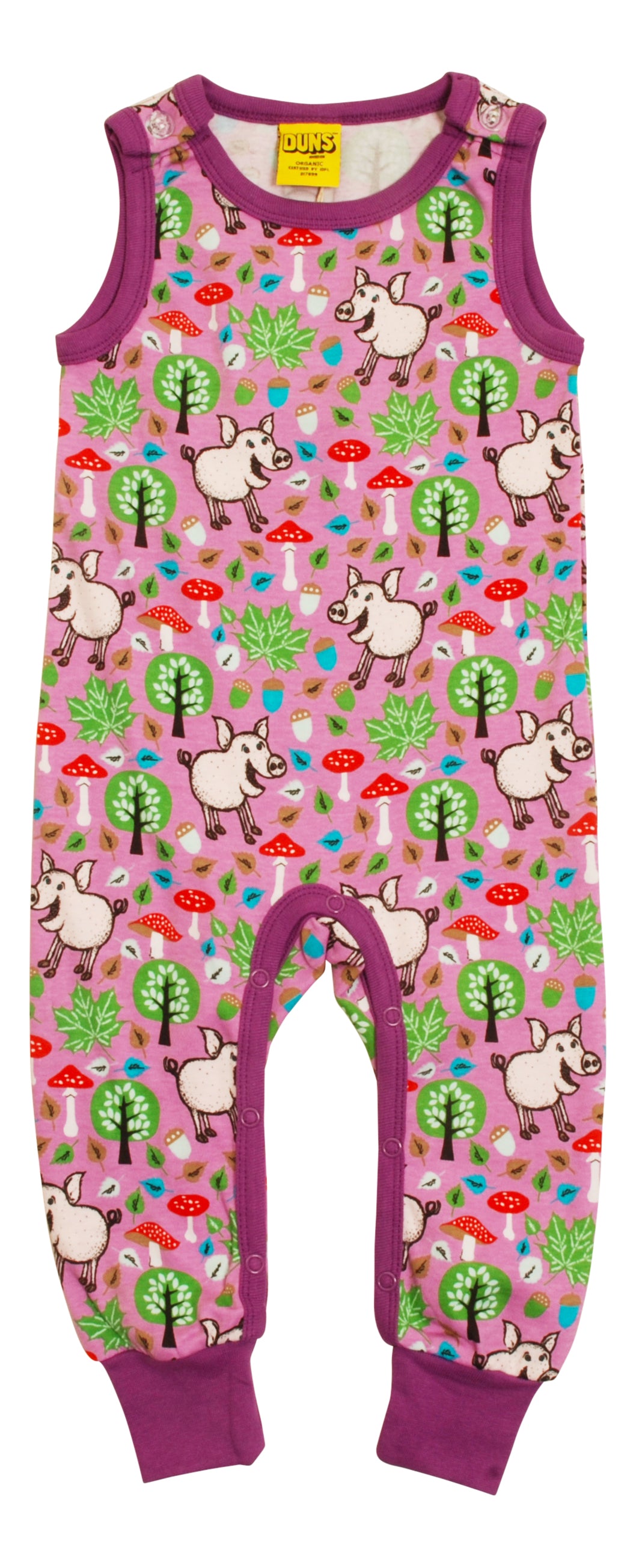 Duns Sweden - Dungarees Pigs &amp; Acorns Violet Tule