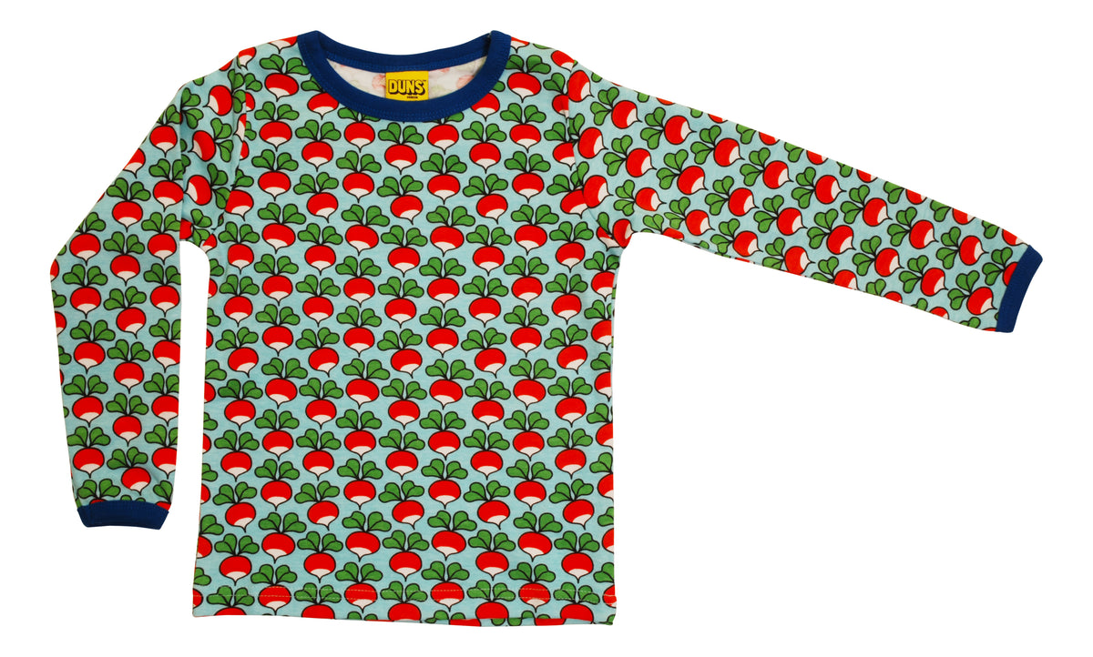 Duns Sweden - Longsleeve Radishes Petit Four Blue