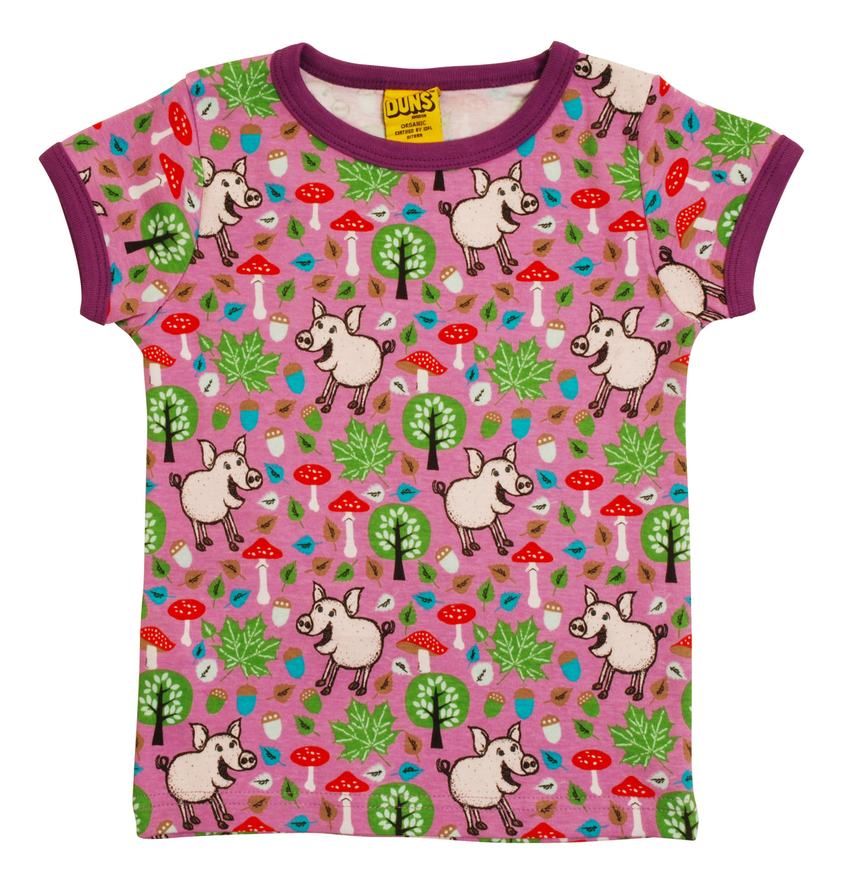 Duns Sweden - T-Shirt Pigs &amp; Acorns Violet Tule