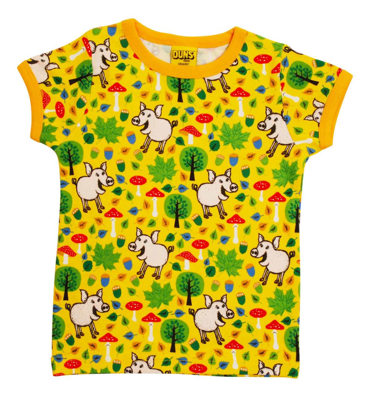 Duns Sweden - T-Shirt Pigs &amp; Acorns Lemon Chrome