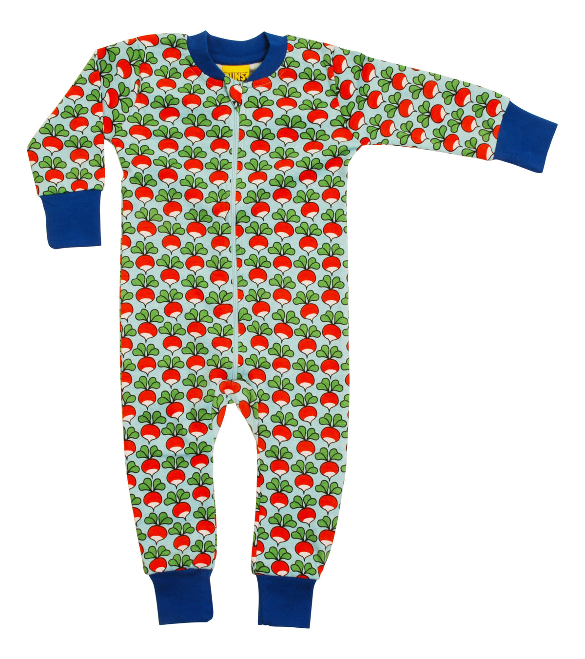Duns Sweden - Zipsuit Slaappak Radishes Petit Four Blue