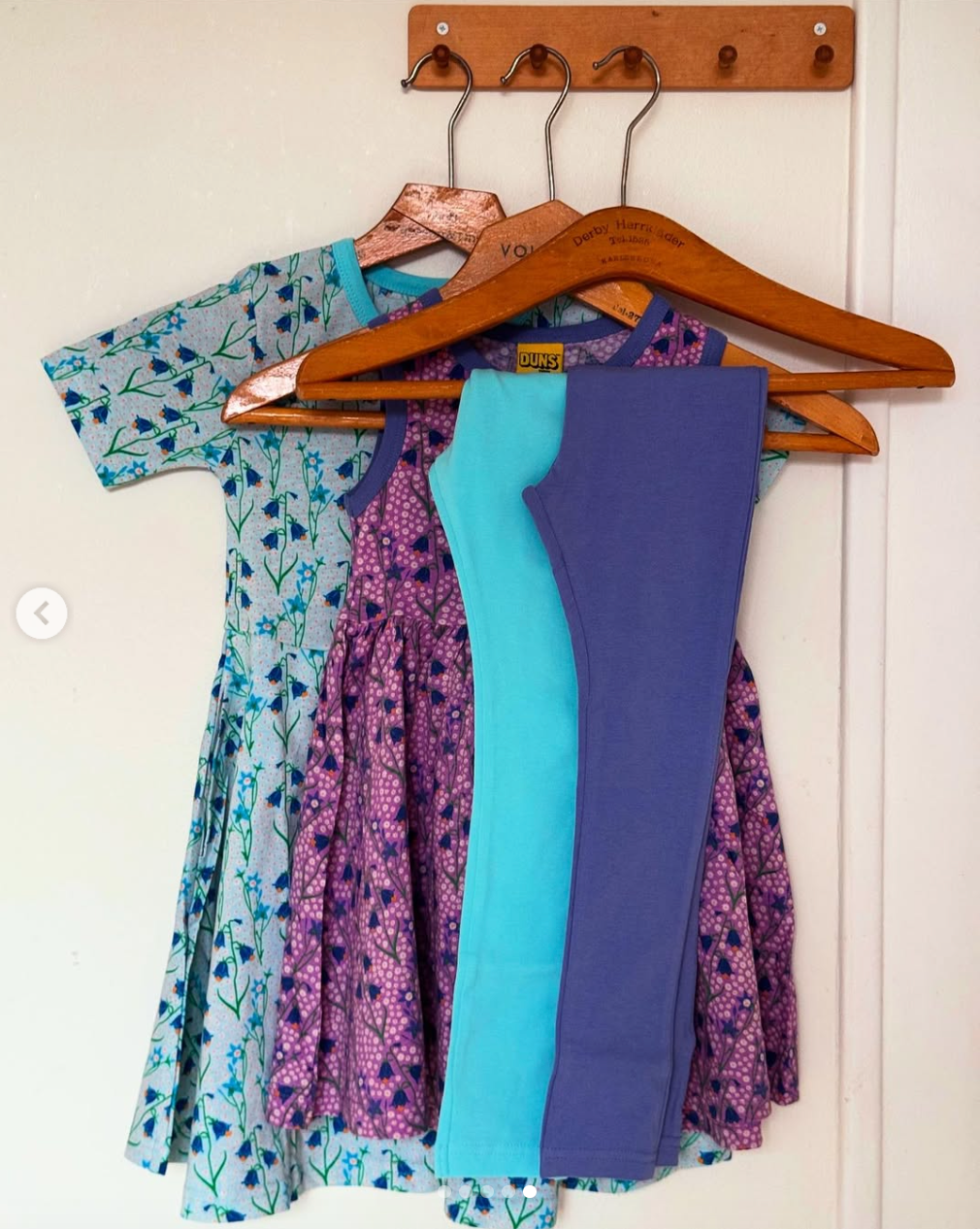 Duns Sweden - Sleeveless Gather Dress Zwierjurk Bluebells Light Purple