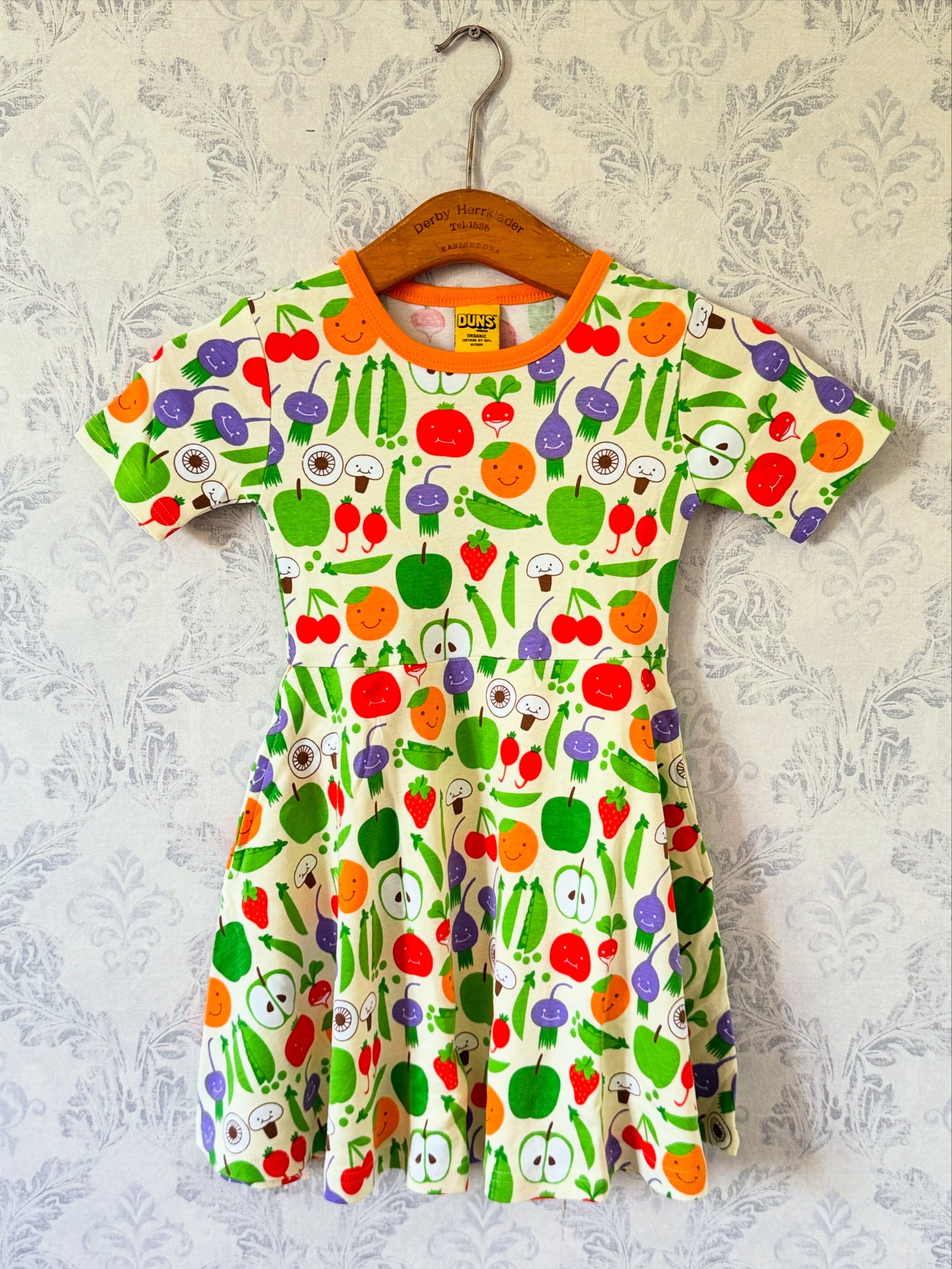 Duns Sweden - Shortsleeve Skaterdress Harvest Transparent Yellow - Oogst Geel