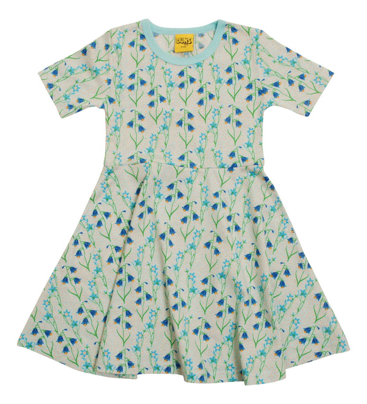 Duns Sweden - Skaterdress Shortsleeve Bluebell Light Blue