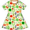 Duns Sweden - Shortsleeve Skaterdress Harvest Transparent Yellow - Oogst Geel