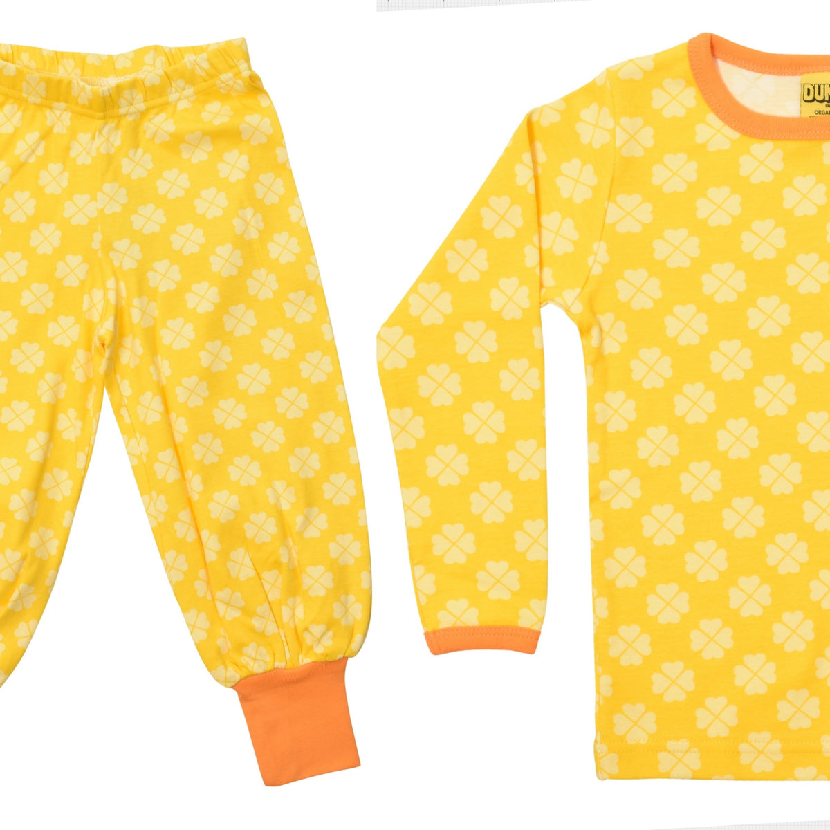 Duns Sweden - SET A: Longsleeve + Baggy Pants Clover Dandelion Yellow
