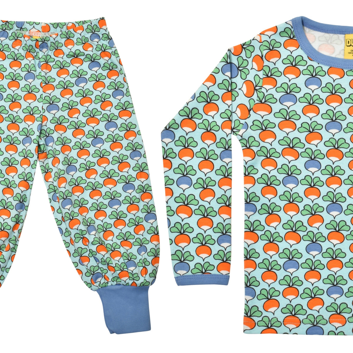 Duns Sweden - SET A: Longsleeve + Baggy Pants Multi Radish Blue