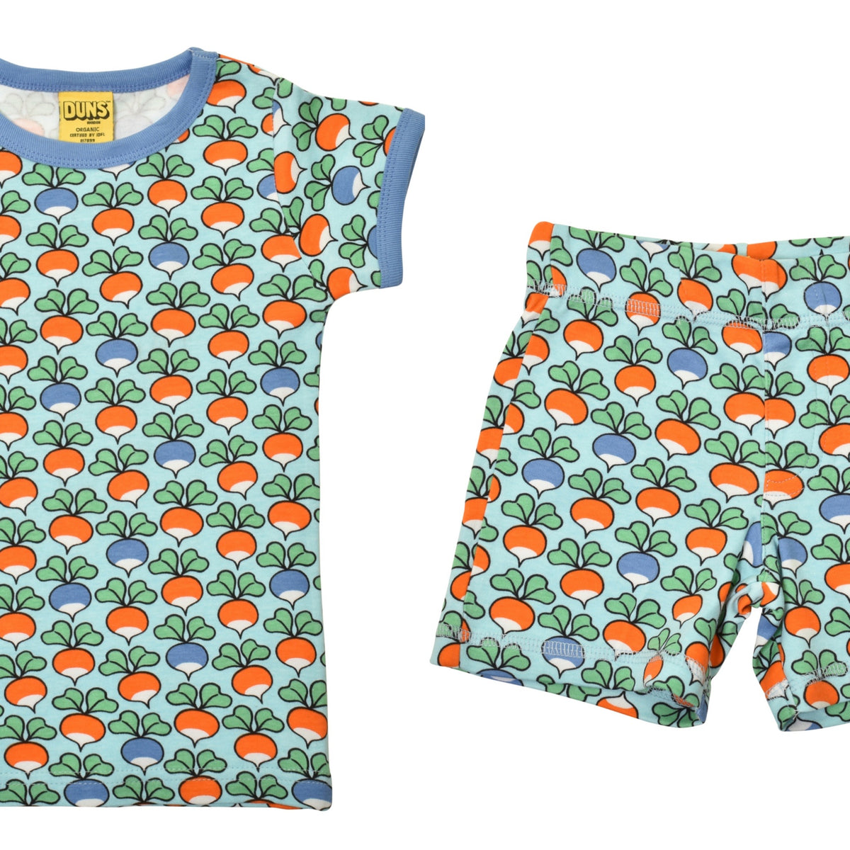 Duns Sweden - SET B: T-Shirt + Shorts Multi Radish Blue