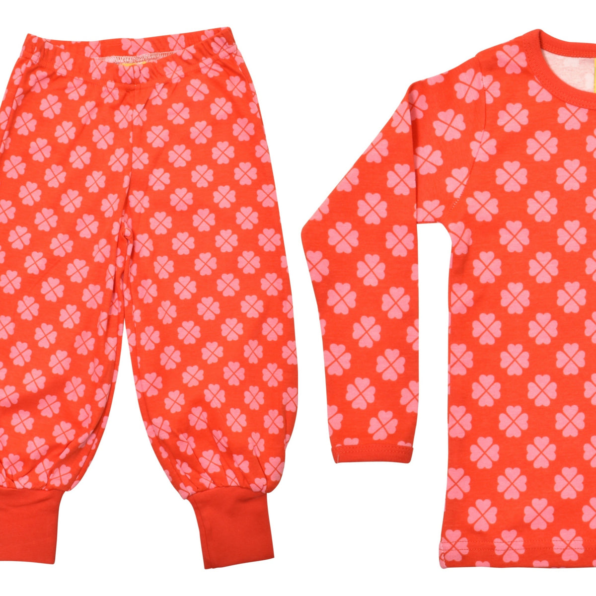 Duns Sweden - SET Longsleeve + Baggy Pants Clover Pink