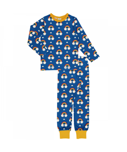 Maxomorra - Pajama Set LS Rainbow Rainbows