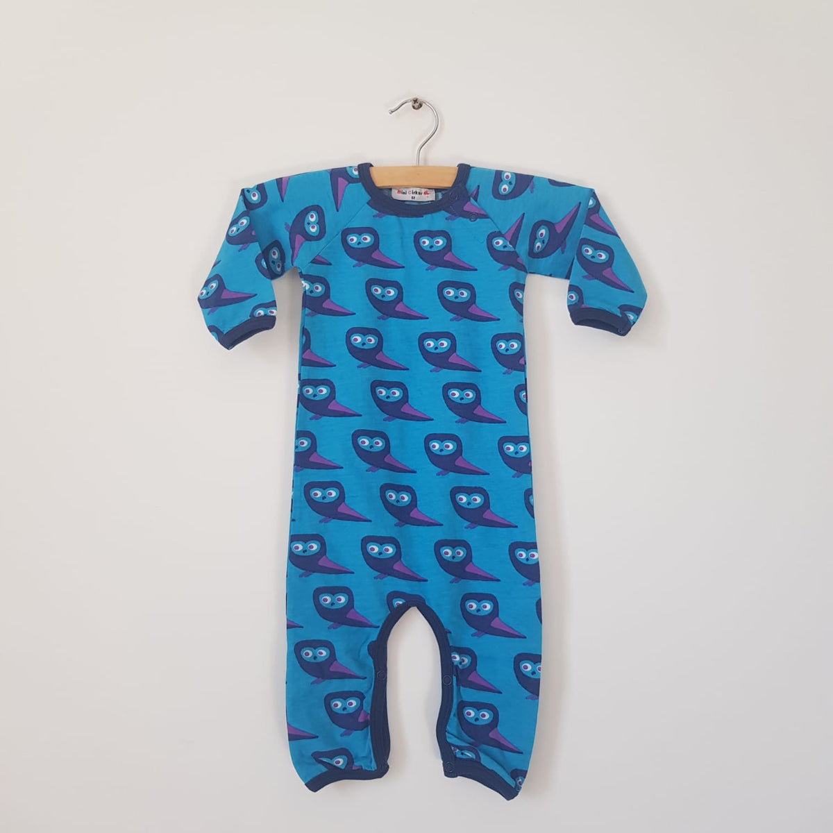 Mini Cirkus - Jumpsuit Owl Blue Pak Uilen Blauw