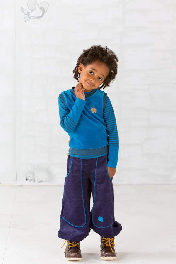 Albababy - Waistcoat David Blue - Blue Spencer