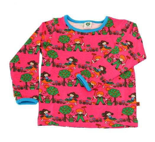 Smafolk - Longsleeve Shirt Trees &amp; Children Pink