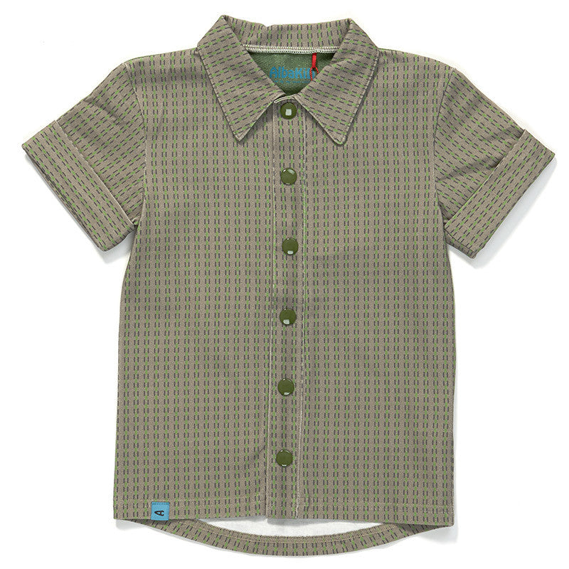 AlbaBaby - Garfield Green/Grey Striped