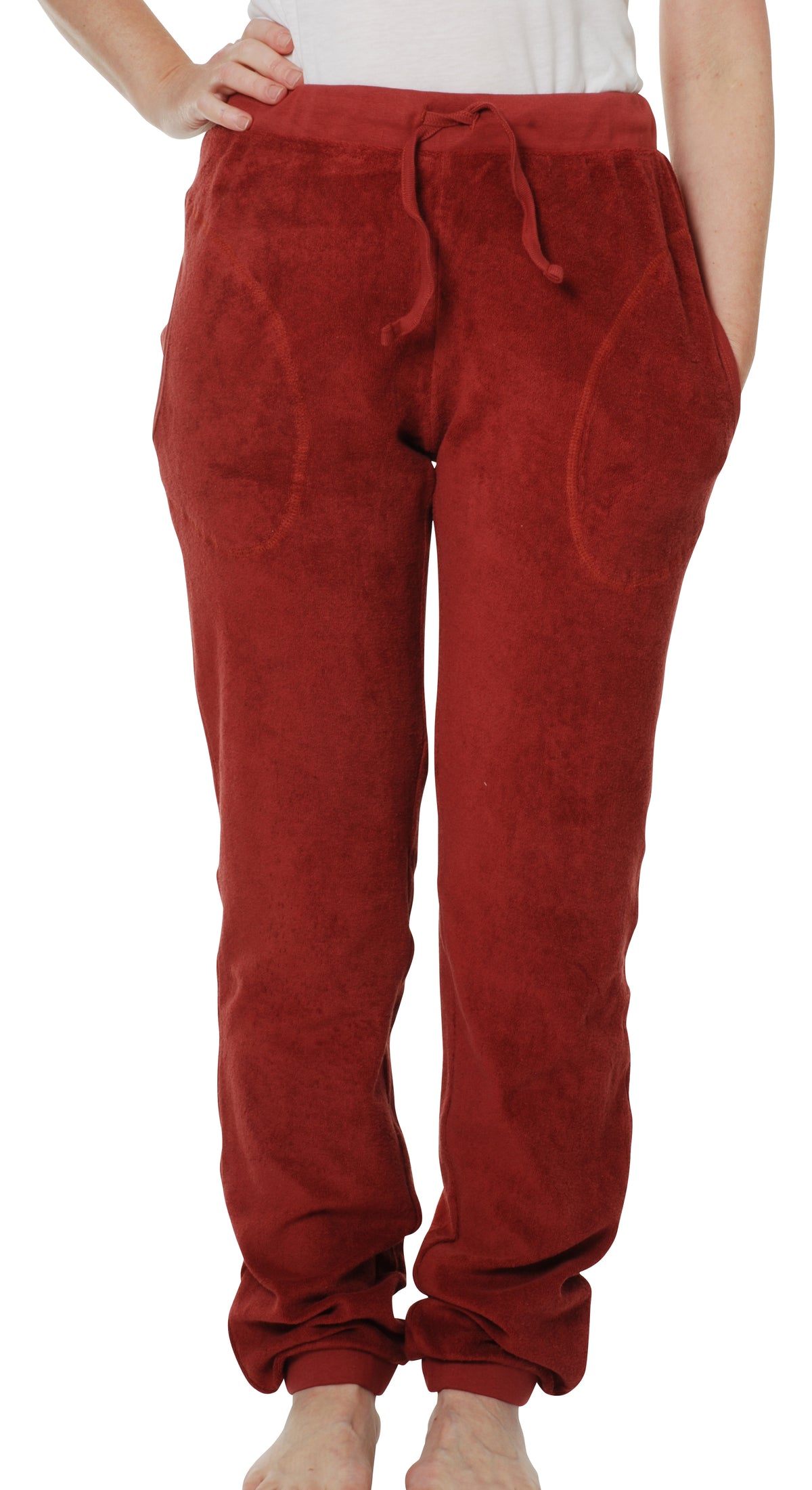 Duns Sweden Adult - Terry Pants Brick Red - Badstof Broek Baksteen Rood