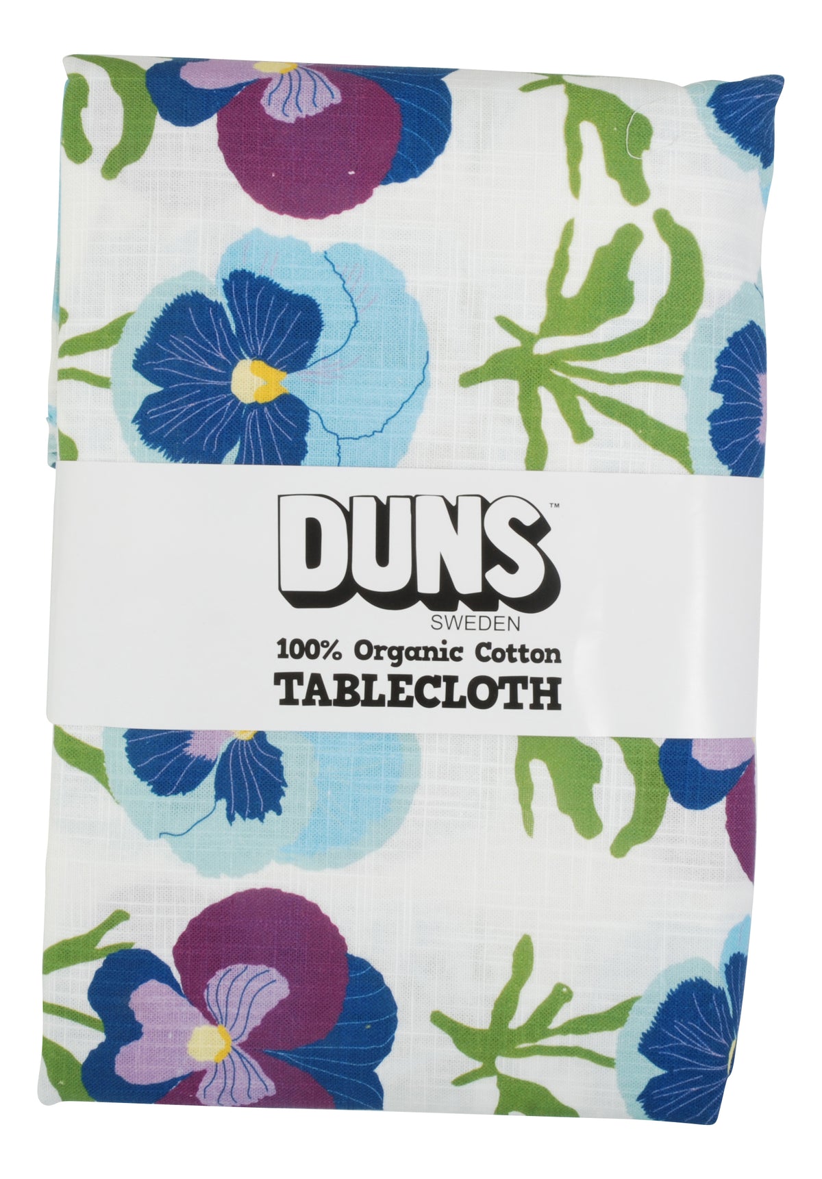 Duns Sweden Tablecloth Linnen Pansy - Linnen Tafelkleed Viooltjes