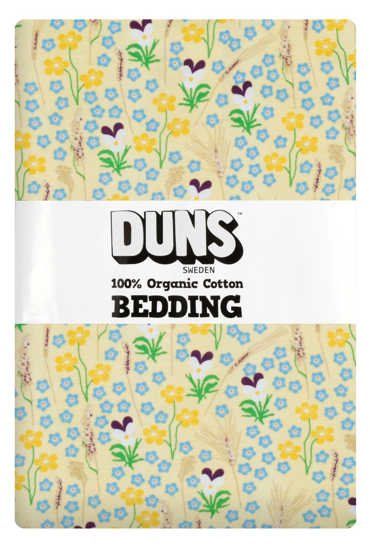 Duns Sweden Bedding Meadow Yellow - Duvet cover Flower meadow Yellow
