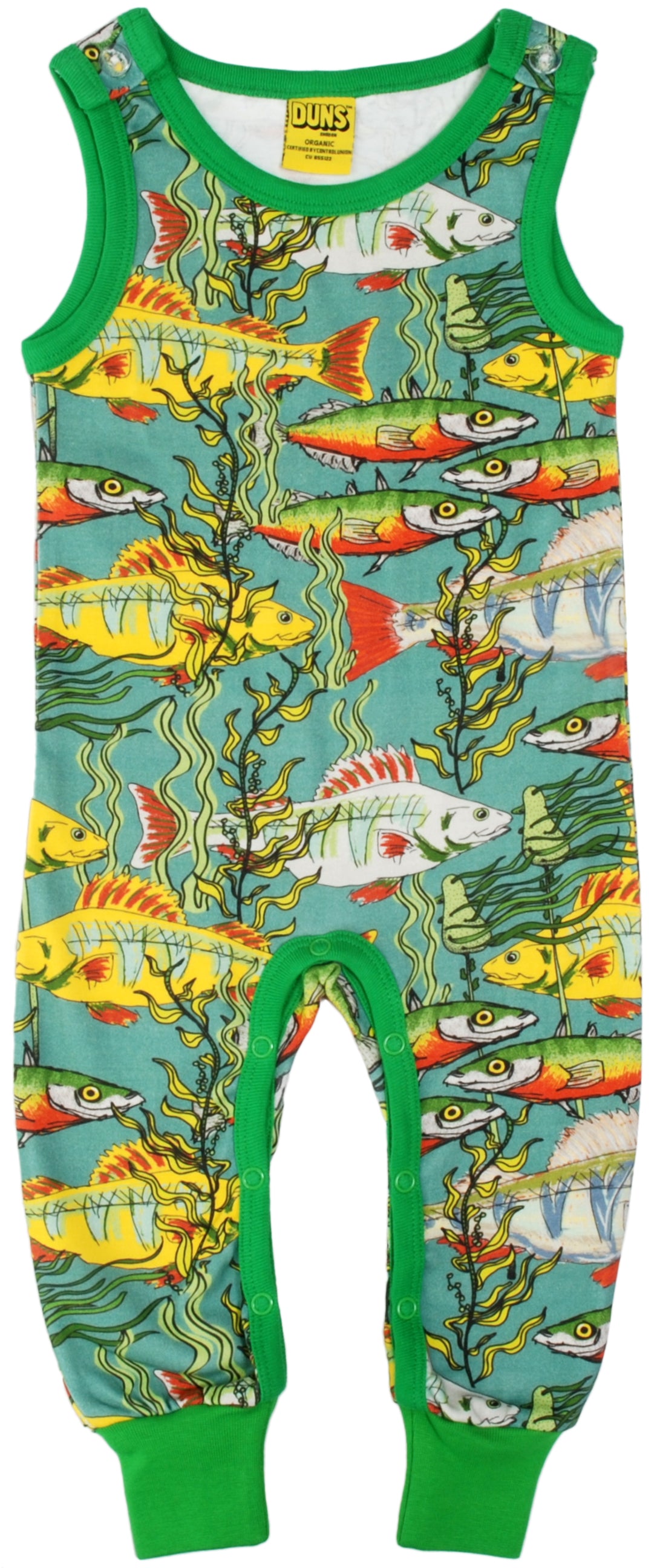Duns Sweden - Playsuit Seaweed Teal - Fishing
