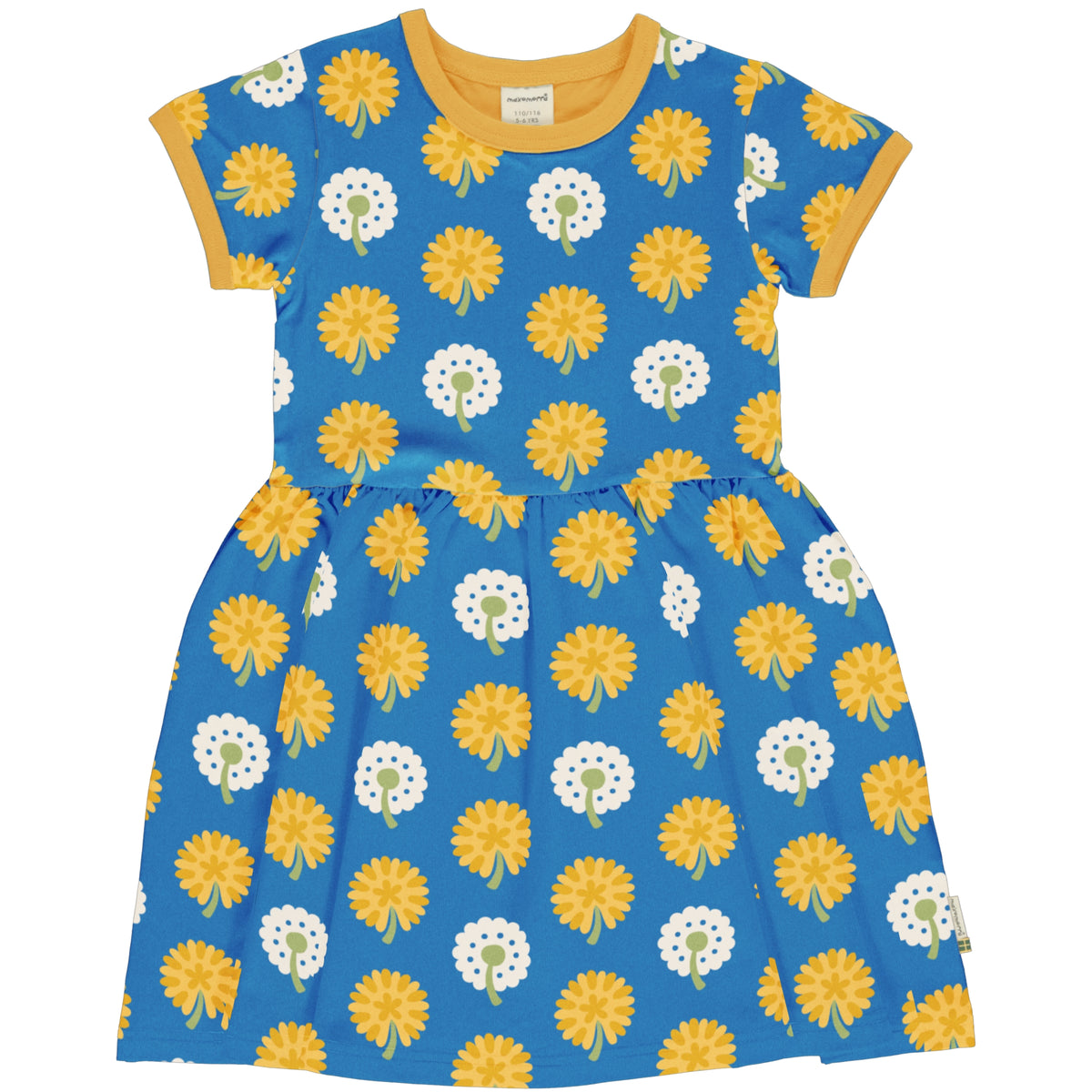 Maxomorra - Spin Dress Short Sleeve Dandelion - Spin Dress Short Sleeve Dandelions