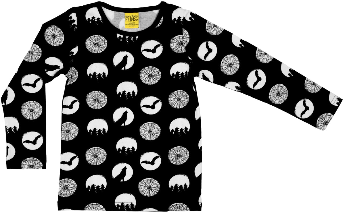 More Than A Fling - LADIES Longsleeve Silhouette Black DAMES