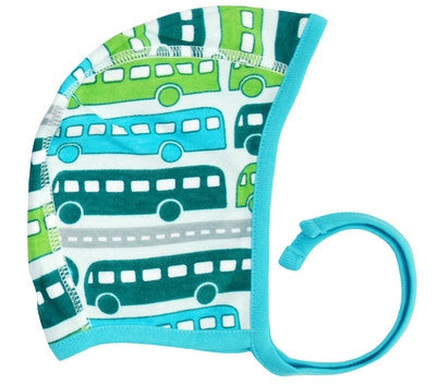 Duns Sweden Baby Cap Cars and Buses - Bow hat Cars and Buses