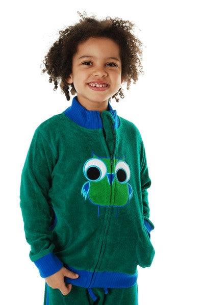 Duns Sweden Terry Vest Owl Green