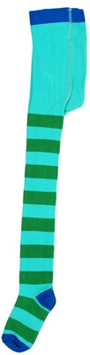 Duns Sweden Tights Mint/Green Blue Toe - Mint Green/Green Striped Tights