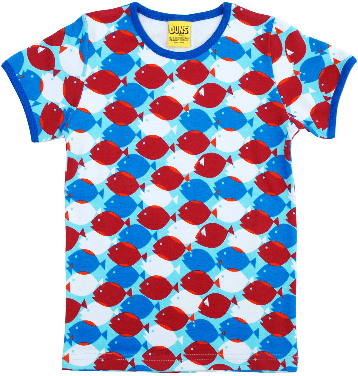 Duns Sweden T-Shirt Blue Fish - Shirt with Fish Blue