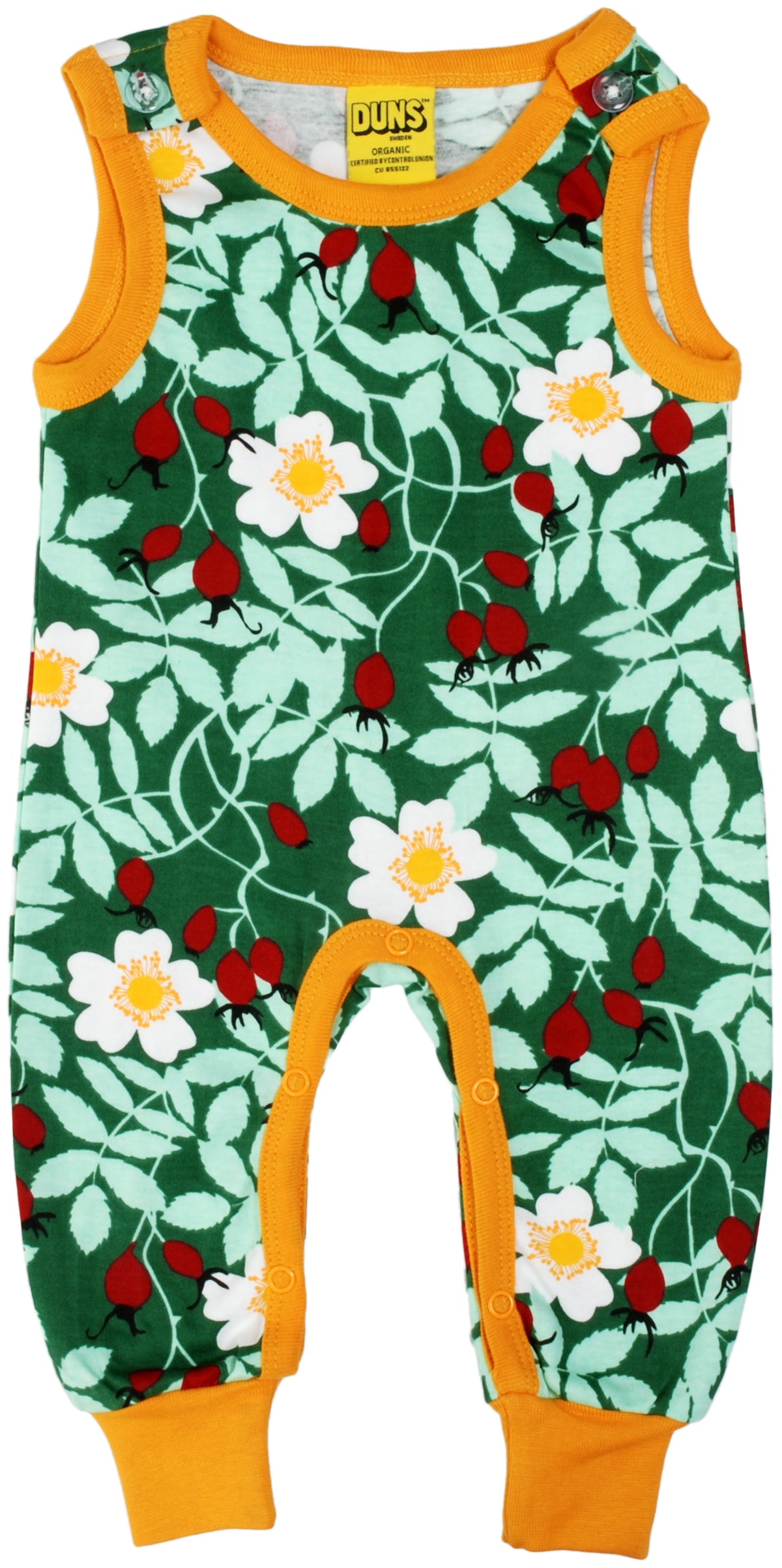 Duns Sweden - Playsuit Rosehip Green Dungarees Rosehips Green