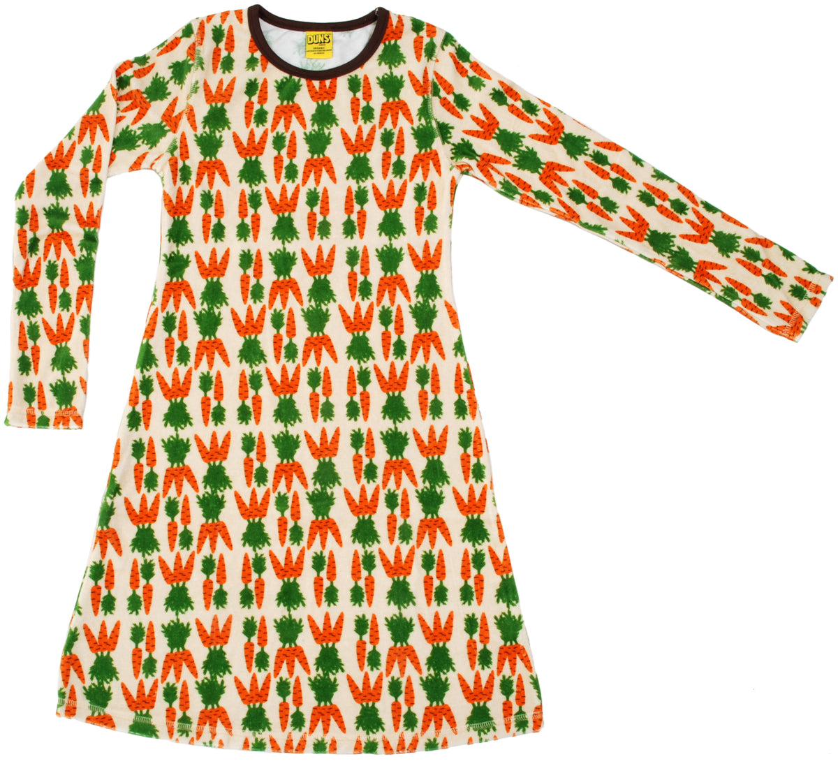 Duns Sweden - 롱슬리브 드레스 Carrots Organic Velours