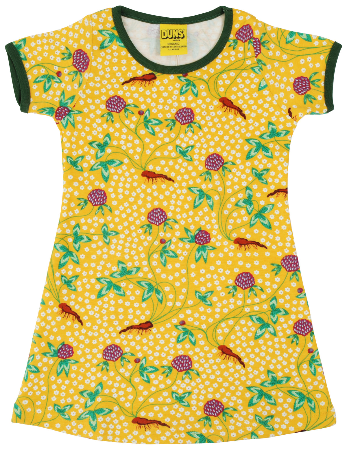 Duns Sweden - Shortsleeve Dress Red Clover - Dress Red Clover